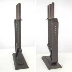Fireplace tools set SAVEN Set 6 L black. Photo 10