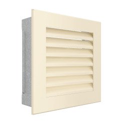 Вентиляційна решітка для каміна SAVEN Hide 17x17 кремова. Фото 2