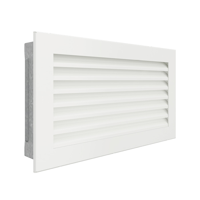 Вентиляційна решітка для каміна SAVEN Hide 17x30 біла. Фото 2