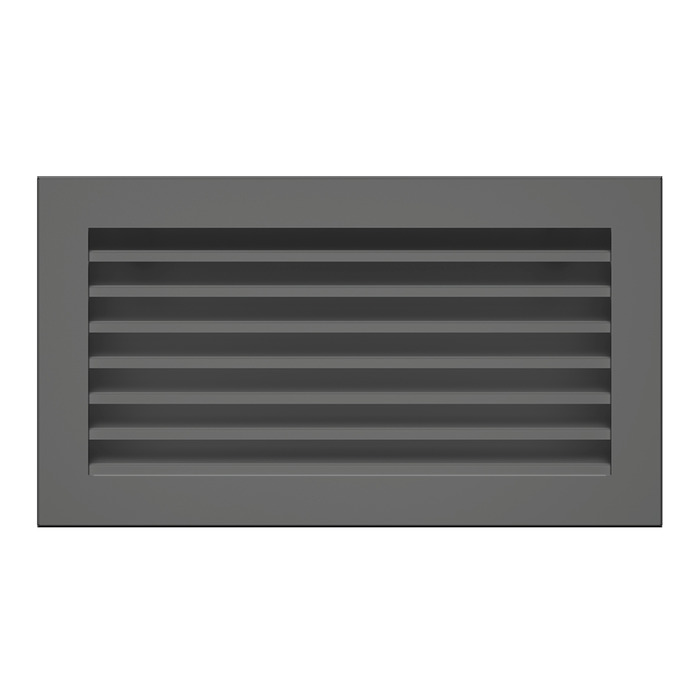 Fireplace ventilation grille SAVEN Hide 17х30 graphite