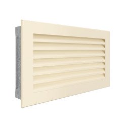 Kratka wentylacyjna kominkowa SAVEN Hide 17x30 kremowa. Zdjęcia 2