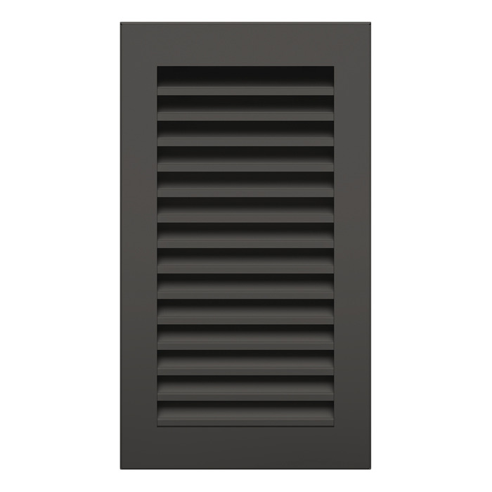 Fireplace ventilation grille SAVEN Hide Vertical 30х17 black