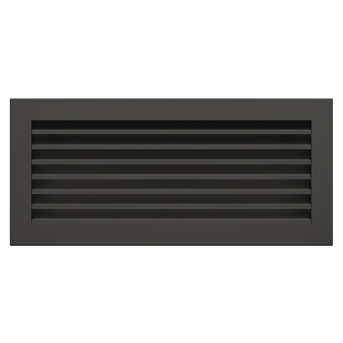 Fireplace ventilation grille SAVEN Hide 17х37 black