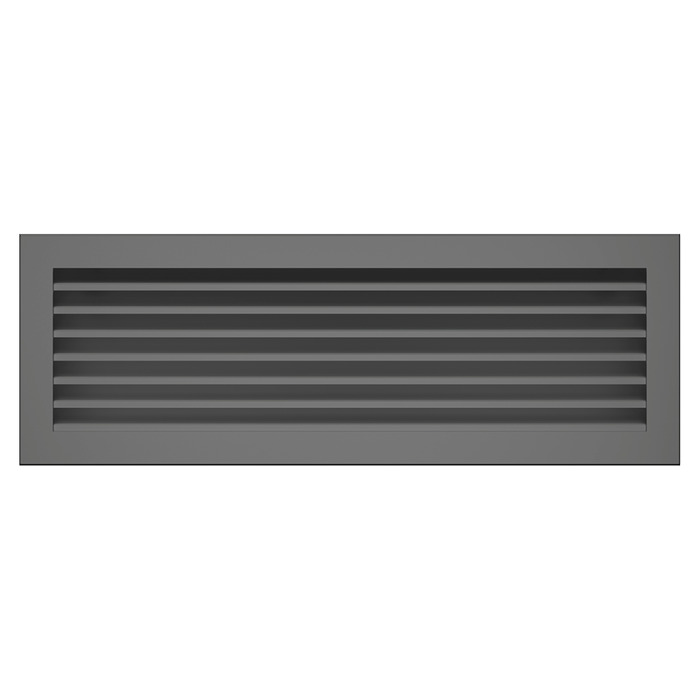 Fireplace ventilation grille SAVEN Hide 17х49 graphite