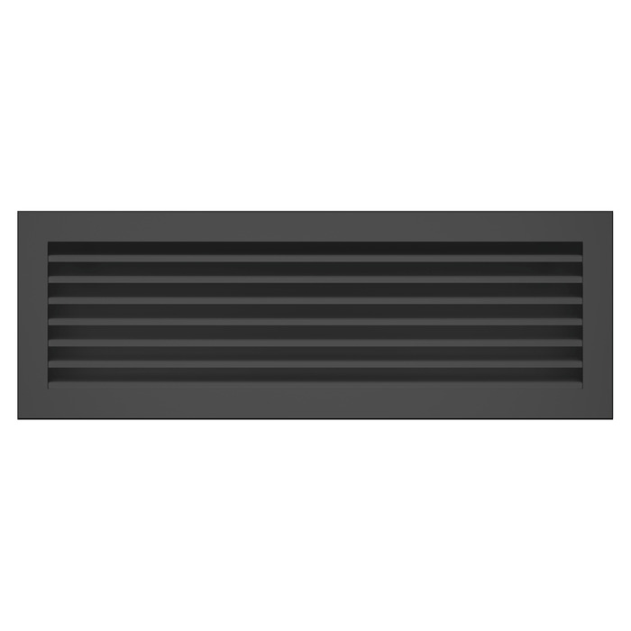 Fireplace ventilation grille SAVEN Hide 17х49 black