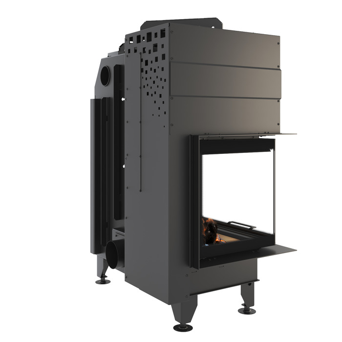 Каминная топка угловая SAVEN Energy Up 85х50х47L (17,0 kW) ECO. Фото 3D