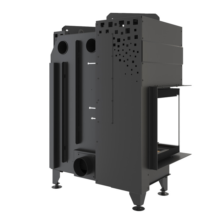 Каминная топка угловая SAVEN Energy Up 85х50х47L (17,0 kW) ECO. Фото 3D