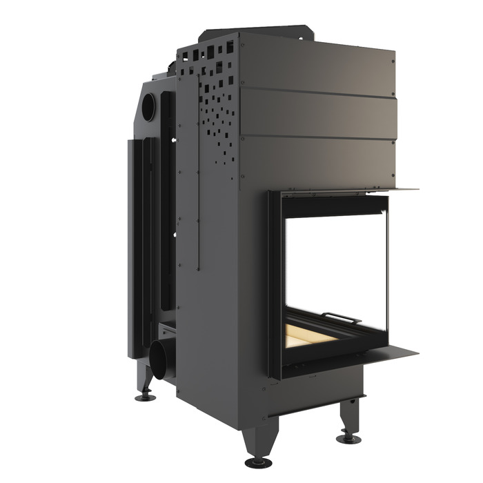 Каминная топка угловая SAVEN Energy Up 85х50х47L (17,0 kW) ECO. Фото 3D
