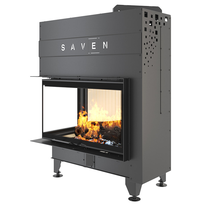 Каминная топка угловая SAVEN Energy Up 85х50х47L (17,0 kW) ECO. Фото 5