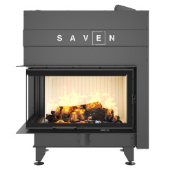 Каминная топка угловая SAVEN Energy Up 85х50х47L (17,0 kW) ECO. Фото 4