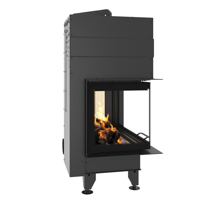 Камінна топка кутова SAVEN Energy Up 85х50х47L (17,0 kW) ECO. Фото 3D