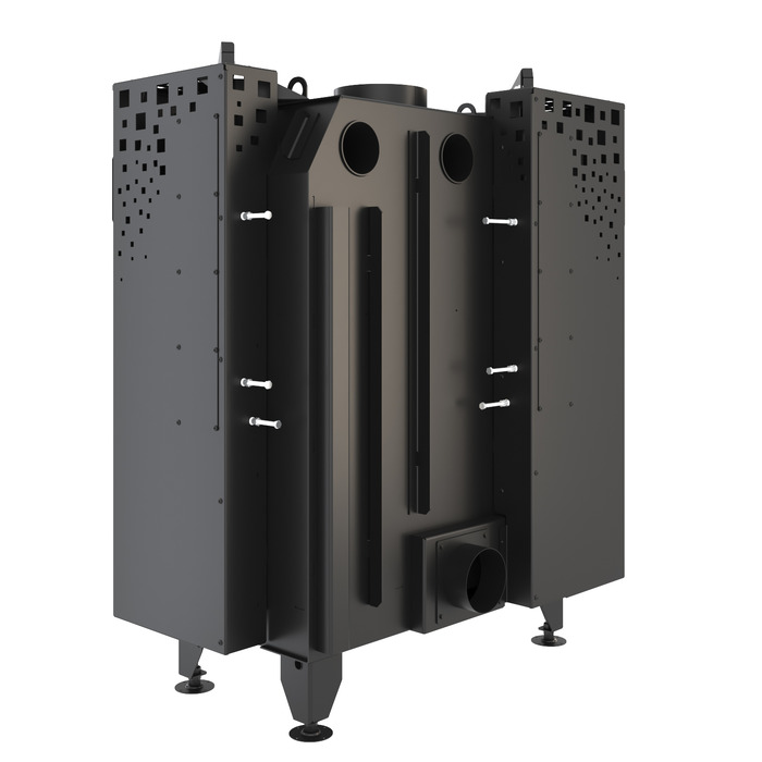 Камінна топка кутова SAVEN Energy Up 85х50х47L (17,0 kW) ECO. Фото 3D