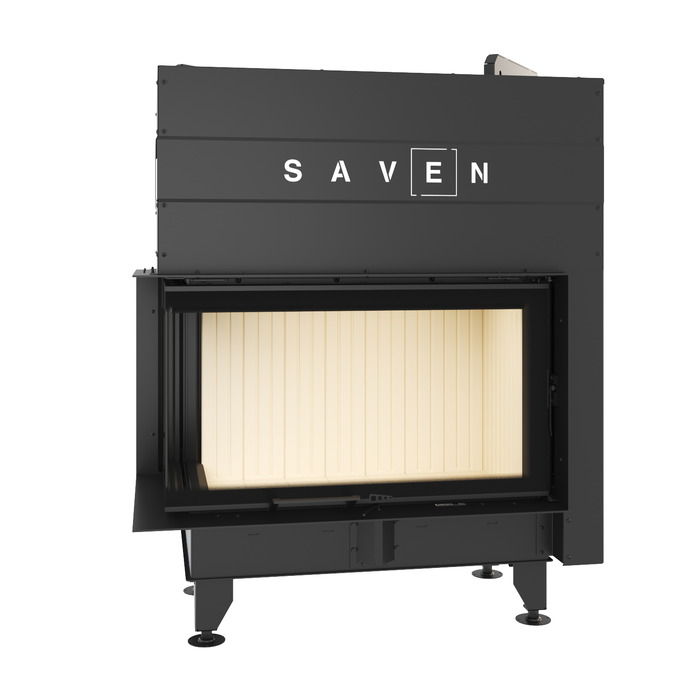 Камінна топка кутова SAVEN Energy Up 85х50х47L (17,0 kW) ECO. Фото 3D