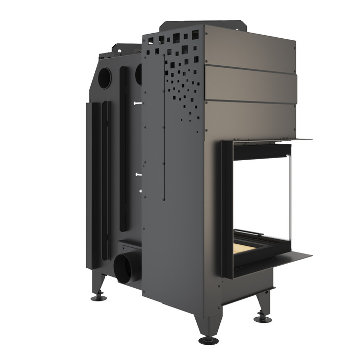 Камінна топка кутова SAVEN Energy Up 85х50х47L (17,0 kW) ECO. Фото 3D