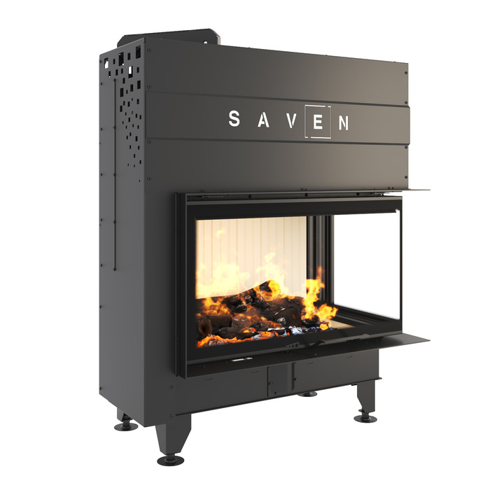 Fireplace insert SAVEN Energy Up 85х50х47R (17,0 kW) ECO. Photo 3D