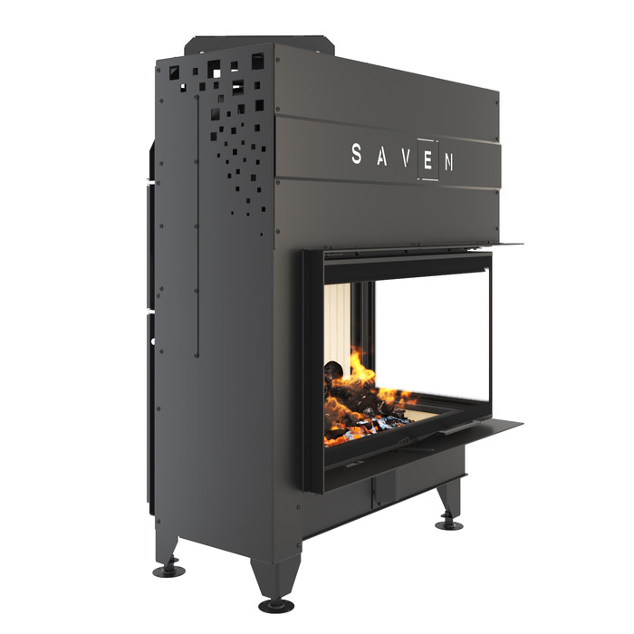 Fireplace insert SAVEN Energy Up 85х50х47R (17,0 kW) ECO. Photo 3D