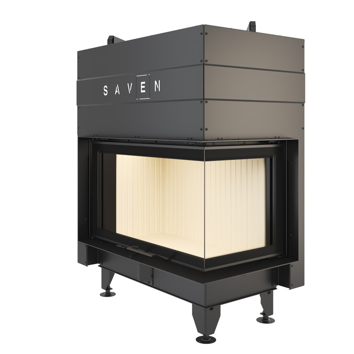 Fireplace insert SAVEN Energy Up 85х50х47R (17,0 kW) ECO. Photo 3D