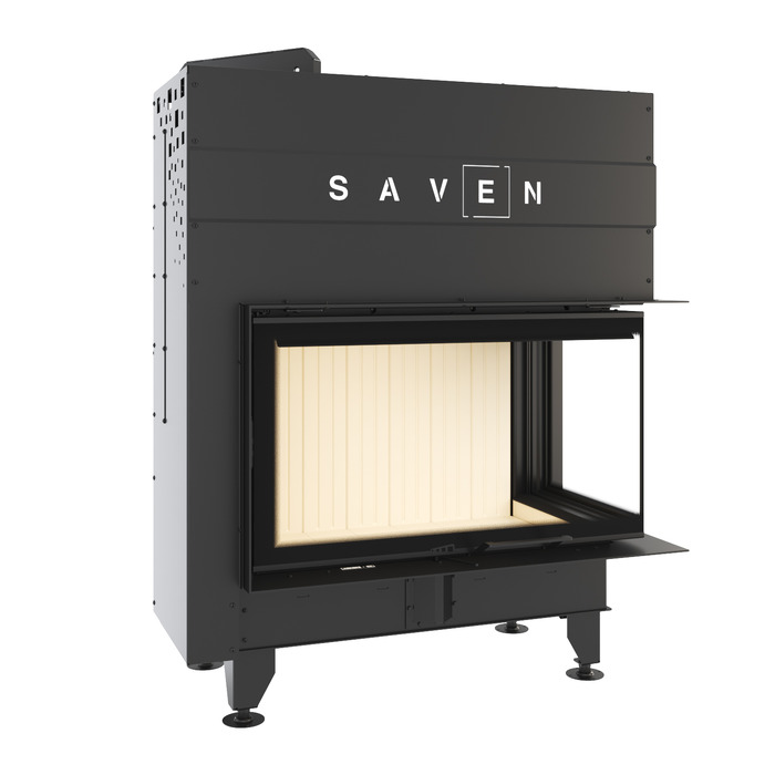 Fireplace insert SAVEN Energy Up 85х50х47R (17,0 kW) ECO. Photo 3D