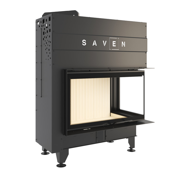 Fireplace insert SAVEN Energy Up 85х50х47R (17,0 kW) ECO. Photo 3D