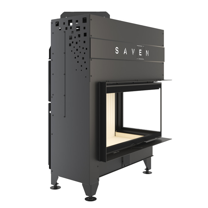Fireplace insert SAVEN Energy Up 85х50х47R (17,0 kW) ECO. Photo 3D
