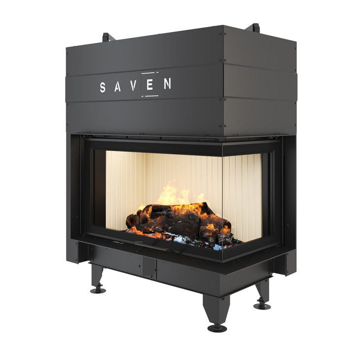 Fireplace insert SAVEN Energy Up 85х50х47R (17,0 kW) ECO. Photo 3D
