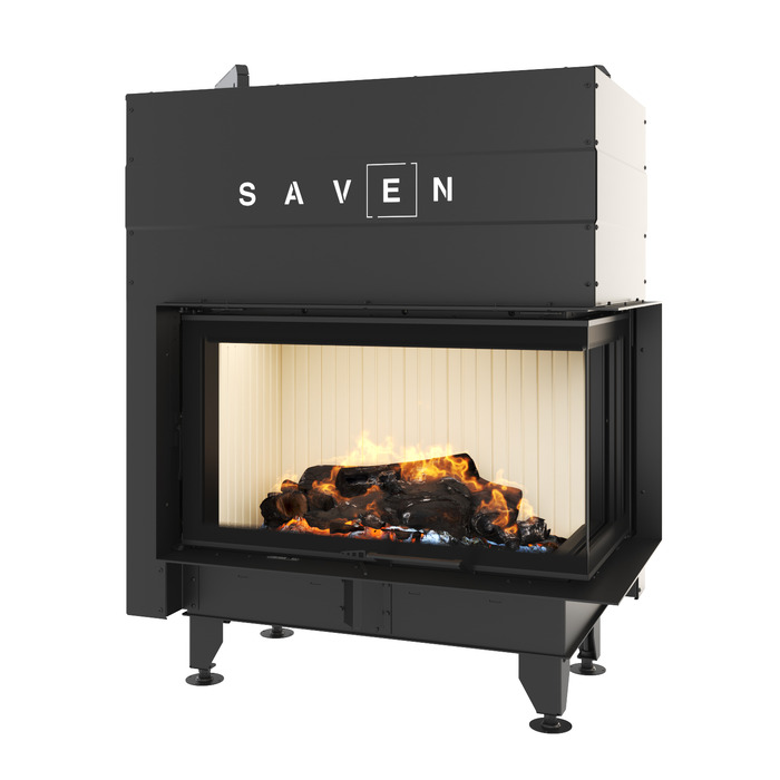 Fireplace insert SAVEN Energy Up 85х50х47R (17,0 kW) ECO. Photo 3D