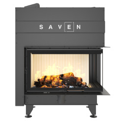 Fireplace insert SAVEN Energy Up 85х50х47R (17,0 kW) ECO. Photo 4