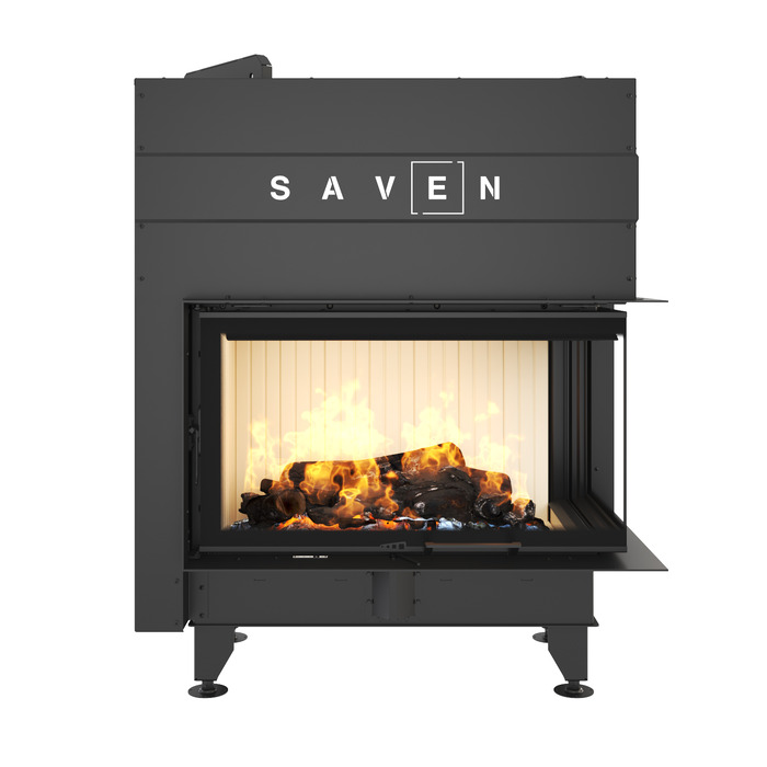 Wkład kominkowy SAVEN Energy Up 85х50х47R (17,0 kW) ECO. Zdjęcia 3D