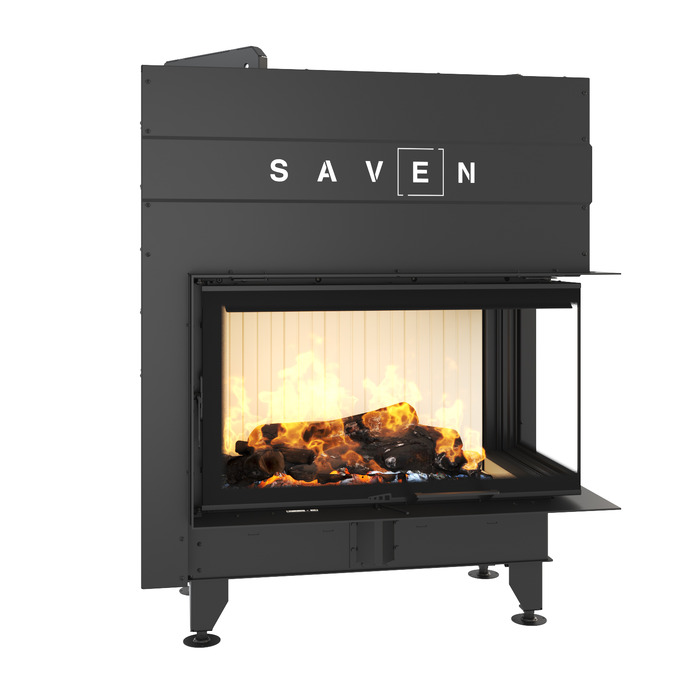 Wkład kominkowy SAVEN Energy Up 85х50х47R (17,0 kW) ECO. Zdjęcia 3D