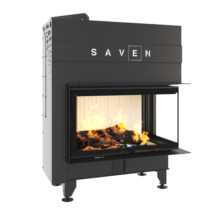 Wkład kominkowy SAVEN Energy Up 85х50х47R (17,0 kW) ECO. Zdjęcia 3D