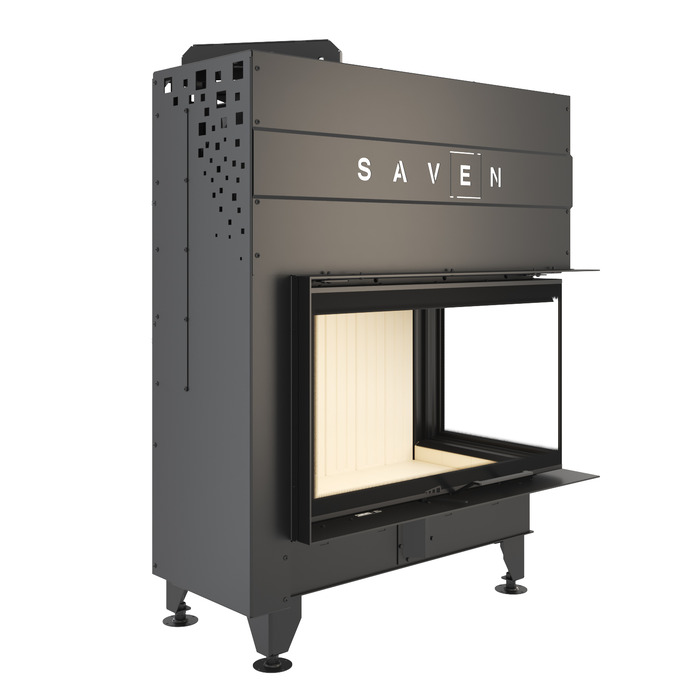 Wkład kominkowy SAVEN Energy Up 85х50х47R (17,0 kW) ECO. Zdjęcia 3D