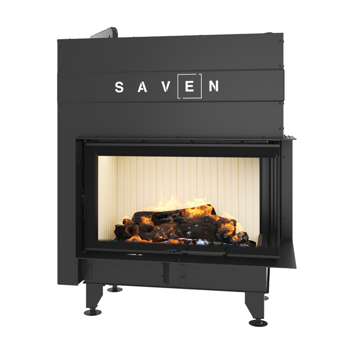 Wkład kominkowy SAVEN Energy Up 85х50х47R (17,0 kW) ECO. Zdjęcia 3D