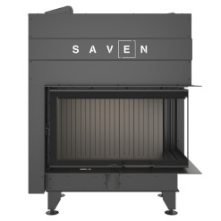 Fireplace insert SAVEN Energy Up 85х50х47R Black (17,0 kW) ECO. Photo 5