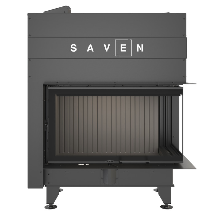 Камінна топка кутова SAVEN Energy Up 85x50x47R Black (17,0 kW) ECO. Фото 5