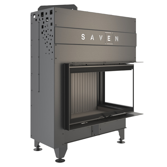 Камінна топка кутова SAVEN Energy Up 85x50x47R Black (17,0 kW) ECO. Фото 7