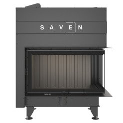 Камінна топка кутова SAVEN Energy Up 85x50x47R Black (17,0 kW) ECO. Фото 5