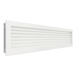 Вентиляционная решетка для камина SAVEN Hide 17x70 белая. Фото 2