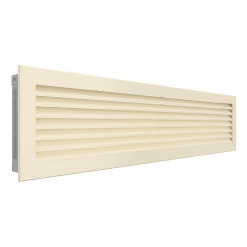 Fireplace ventilation grille SAVEN Hide 17х70 cream. Photo 2