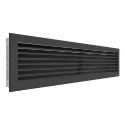 Вентиляційна решітка для каміна SAVEN Hide 17x70 чорна. Фото 2