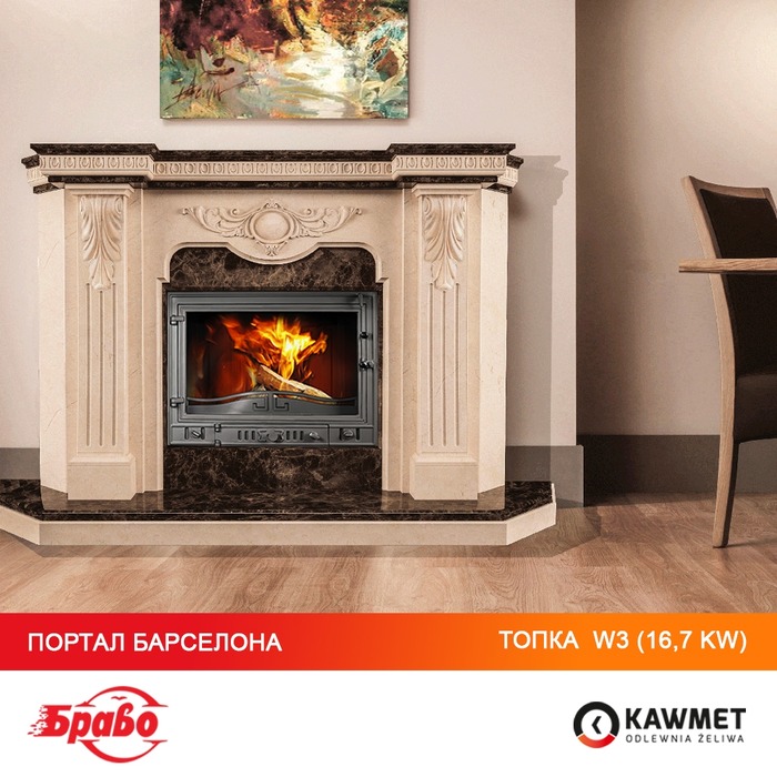 Камінна топка KAWMET W3 (16.7 kW). Фото 12