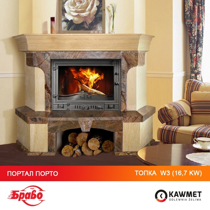 Камінна топка KAWMET W3 (16.7 kW). Фото 45