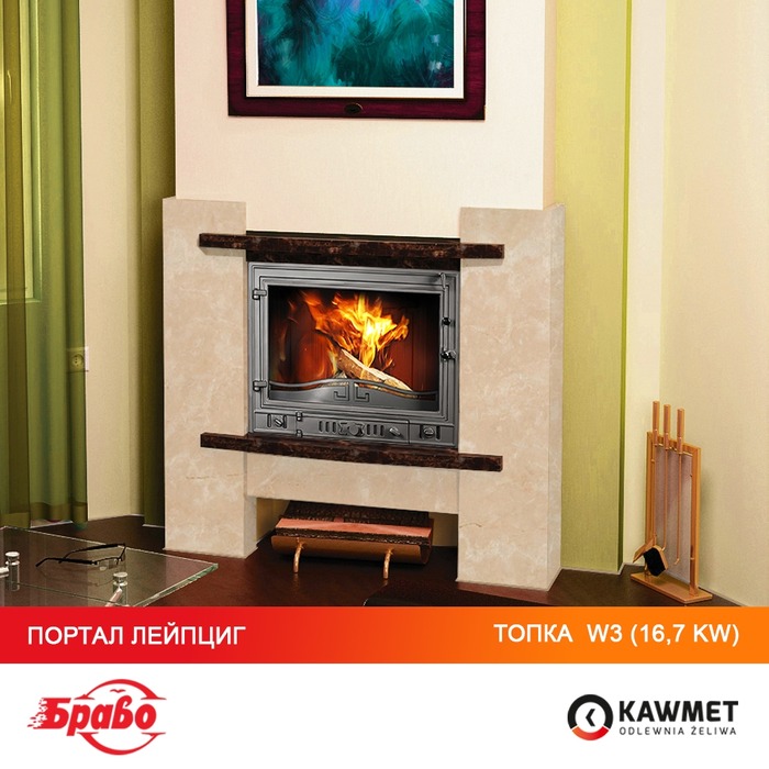 Камінна топка KAWMET W3 (16.7 kW). Фото 52