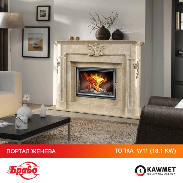 Камінна топка KAWMET W11 (18.1 kW). Фото 11