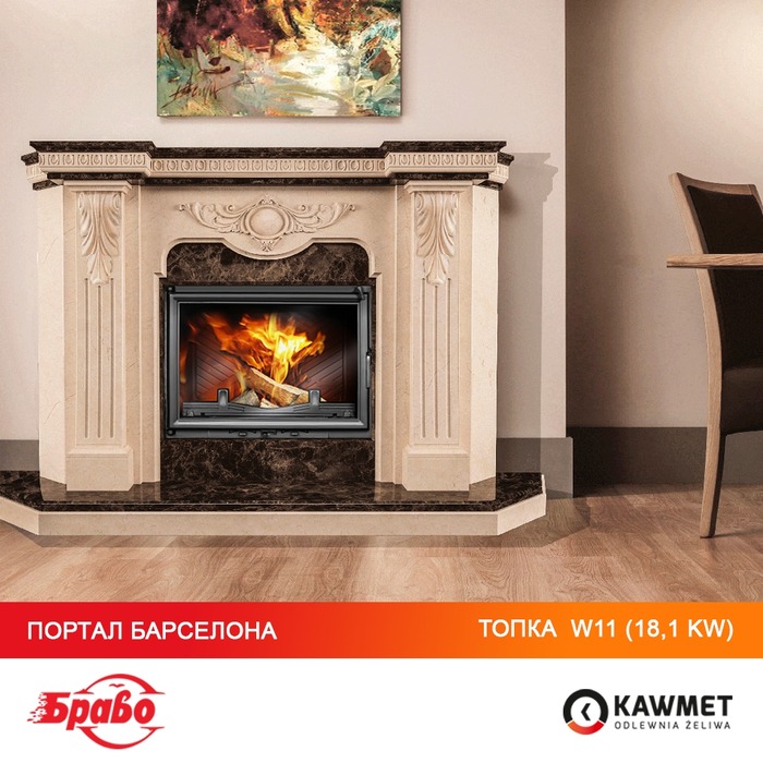 Fireplace insert KAWMET W11 (18.1 kW). Photo 10