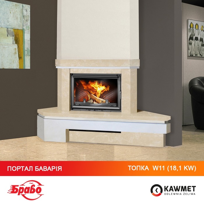 Fireplace insert KAWMET W11 (18.1 kW). Photo 19