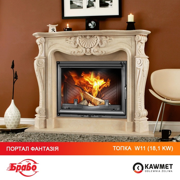 Fireplace insert KAWMET W11 (18.1 kW). Photo 20