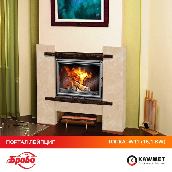 Fireplace insert KAWMET W11 (18.1 kW). Photo 24