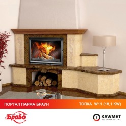 Fireplace insert KAWMET W11 (18.1 kW). Photo 13