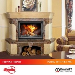 Fireplace insert KAWMET W11 (18.1 kW). Photo 15
