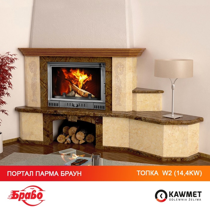 Камінна топка KAWMET W2 (14.4 kW). Фото 16